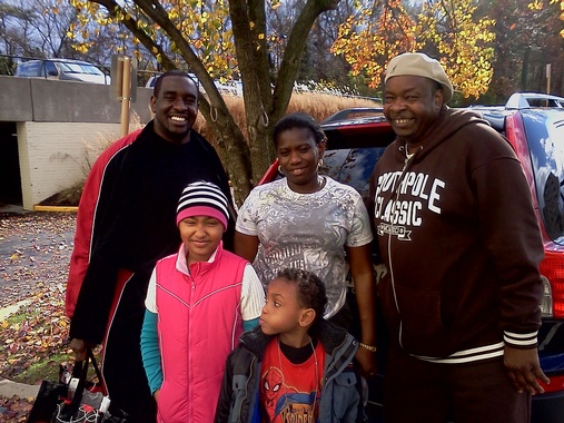 Ramblers "Adopt" a Local Family for Thanksgiving, Bladensburg, Maryland