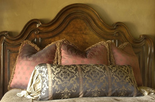 Vintage Cushions and Bolster Fresno by Classic Interior Designs Inc