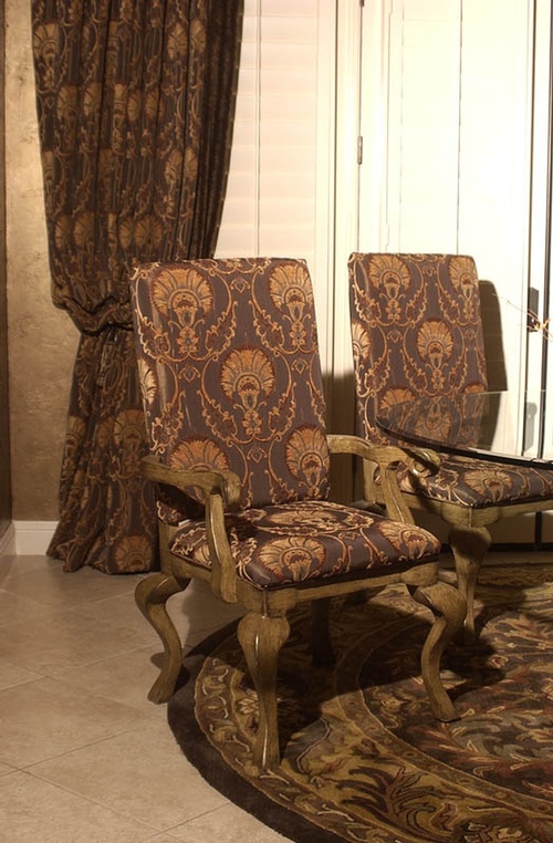 Chairs with Vintage Cushions Fresno by Classic Interior Designs Inc