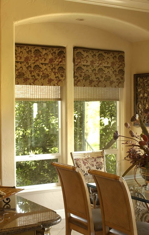 Roman Window Blinds - Home Decor Services Fresno CA by Classic Interior Designs Inc
