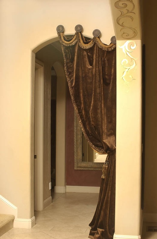 Stylish Velvet Fabric Curtain Fresno CA by Classic Interior Designs Inc
