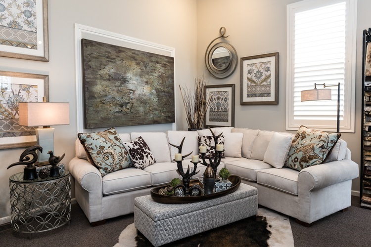 Living Room Interior Design - Interior Designer in Kansas City at by R Designs, LLC