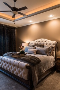 Modern Bedroom Interior Design Kansas City by R Designs, LLC