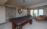 Billiards Table in a Room - Interior Design Services by R Designs, LLC