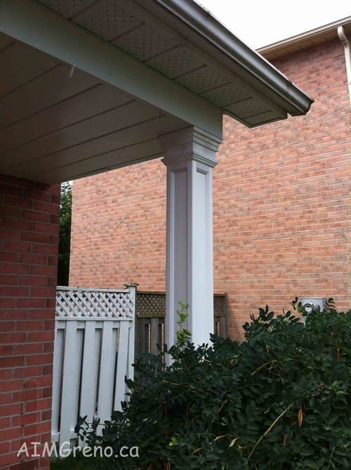 Fibreglass Column Replacement by AIMG Inc in Pickering
