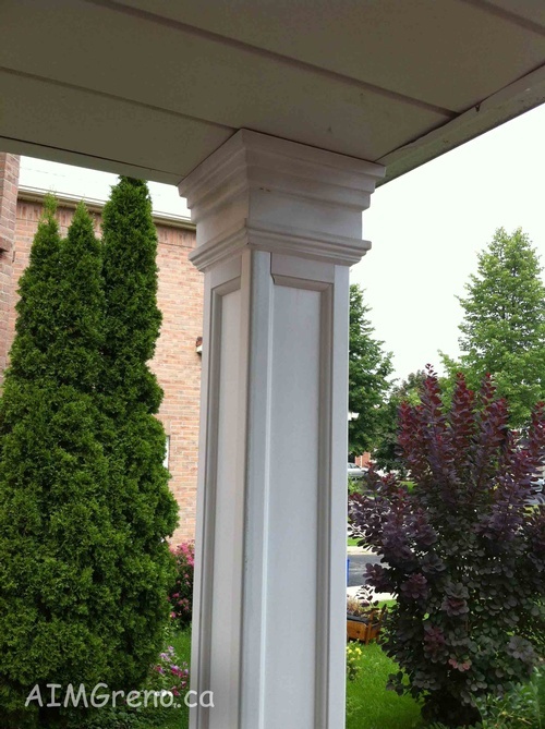 Fibreglass Column Replacement by AIMG Inc in North York