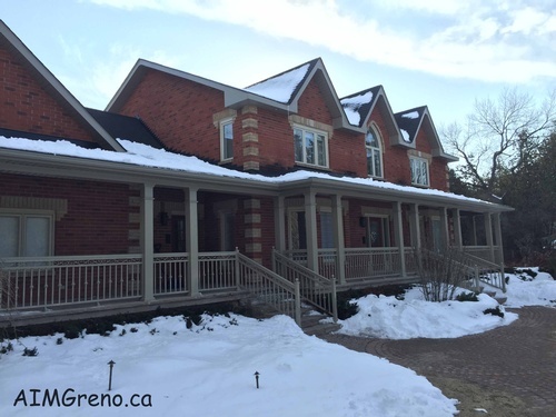 Exterior Railings and columns Replacement by AIMG Inc in Thornhill