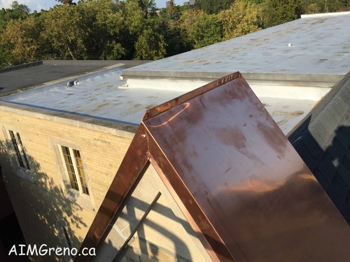Roof Aluminum Capping by AIMG Inc in Toronto