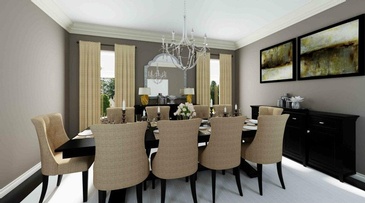 Dining Room - Interior Decorating in Oakville by Parsons Interiors Ltd.