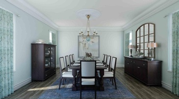Dining Room - Interior Decorating in Oakville ON by Parsons Interiors Ltd.