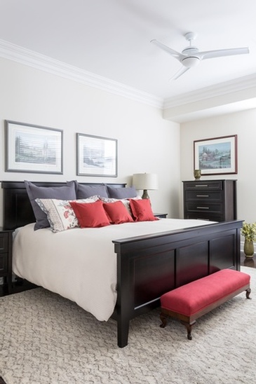 Master Bedroom Design Oakville ON by Parsons Interiors Ltd.