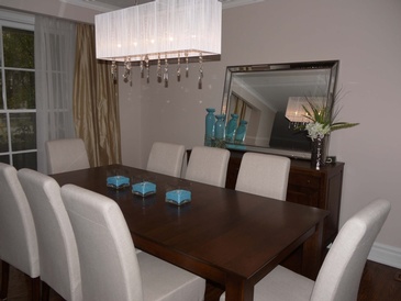 Dining Room Accessories - Home Decorating Services Oakville at Parsons Interiors Ltd.