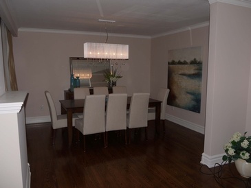 Dining Room Mineola East - Interior Design Specialist Mississauga at Parsons Interiors Ltd.