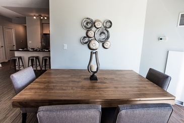 Dining Room Interior Design in Oakville ON by Parsons Interiors Ltd.