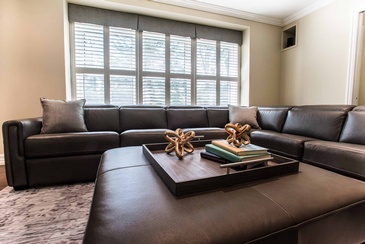 Family Room Ottoman - Sectional Sofas Mississauga by Parsons Interiors Ltd.