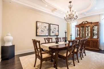 Dining Room Artwork - Wood Furniture Mississauga by Parsons Interiors Ltd.