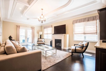 Second Floor Family Room - Interior Decorating Services Oakville by Parsons Interiors Ltd.