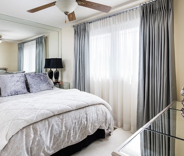 Guest Bedroom - Custom Bedding in Oakville ON by Parsons Interiors Ltd.
