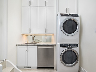 Glam Project - Laundry Room Interior Design Oakville by Parsons Interiors Ltd.