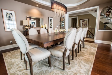 Dining Room - Interior Design in Oakville ON by Parsons Interiors Ltd.