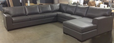 Grey Living Room Sectional Sofa at ViVi Upholstery -  Residential Furniture Manufacturers North York