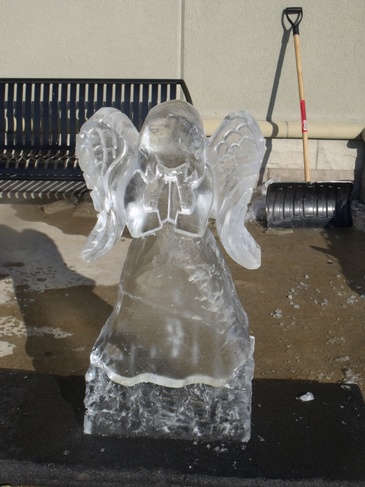 Fairy Ice Sculptures for Weddings London by Festive Ice Sculptures