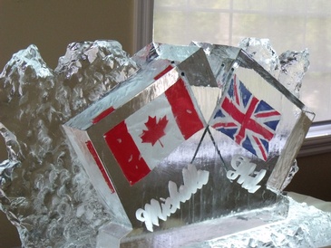Wedding Ice Sculpture Cambridge by Festive Ice Sculptures 