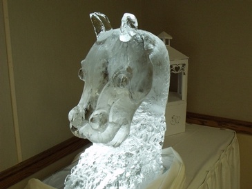 Ice Sculpture Statue by  Festive Ice Sculptures