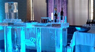 Ice Bars and Martini luges by Ice Sculpture Company London - Festive Ice Sculptures