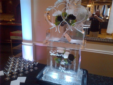Ice Sculpture for Wedding Hamilton by Festive Ice Sculptures