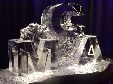 Table Centerpiece Ice Sculptures by Festive Ice Sculptures 