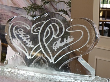 Wedding Ice Sculptures Kitchener Ontario by Festive Ice Sculptures