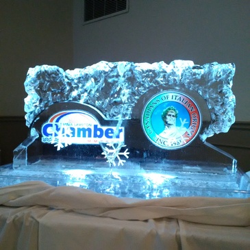 Corporate Ice Logos Cambridge Ontario by Festive Ice Sculptures