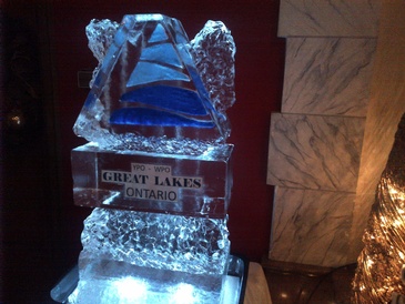 Corporate Ice Logos Amherstburg by Festive Ice Sculptures 