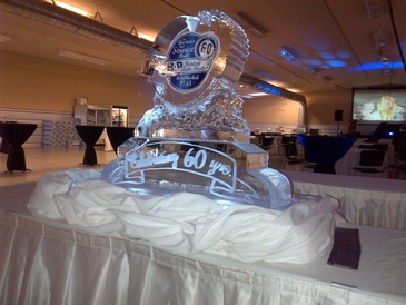 Corporate Ice Logos Strathroy by Festive Ice Sculptures 