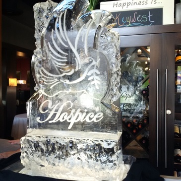 Corporate Ice Logos Brampton Ontario by Festive Ice Sculptures