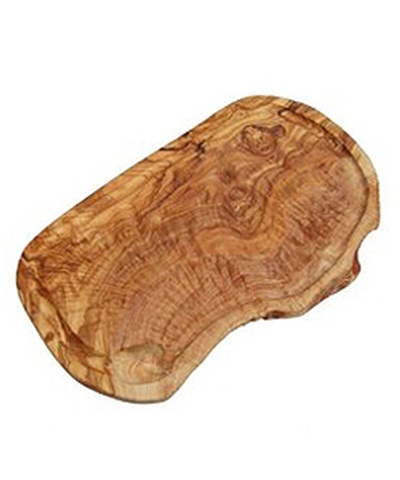 Rustic Olive Wood Cutting Board with Juice Groove