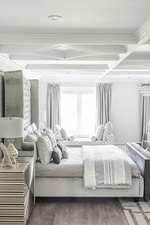 White and Bright Master Bedroom
