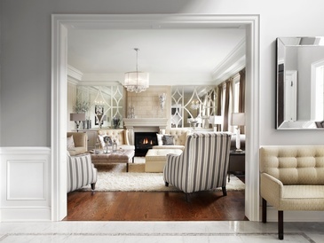Sweet Elegance Living Space Decor Markham by Royal Interior Design Ltd.