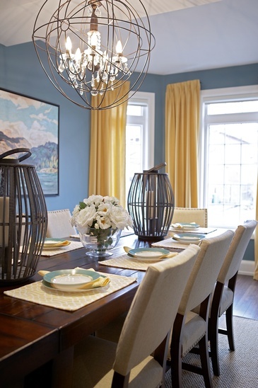 Traditional With Hints of Yellow - Dining Room Renovations Thornhill by Royal Interior Design Ltd.