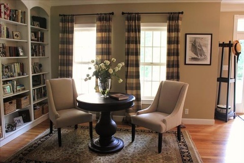 Westford, MA - Living Room After Decorating by Tout Le Monde Interiors