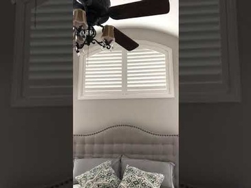 Norman Arches Shutters with Perfect Tilt