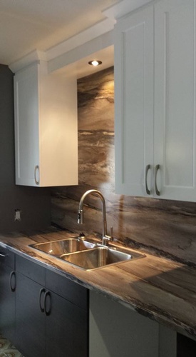 Kitchen Cabinets with Recessed Lighting - Kitchen Renovations Whitefish by INTERIORS by NICOLE