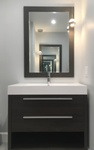 Bathroom Vanity Mirror and Cabinet - Bathroom Renovations Lively by INTERIORS by NICOLE