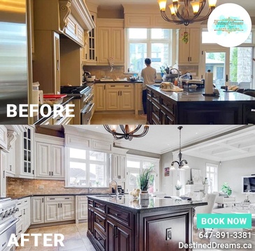 Before and After Home Staging Services Stoney Creek by Destined Dreams