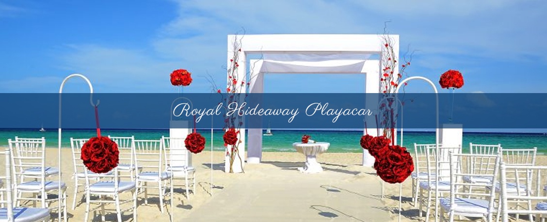 Destination wedding theme at royal hideaway playacar cutomized to suit your style