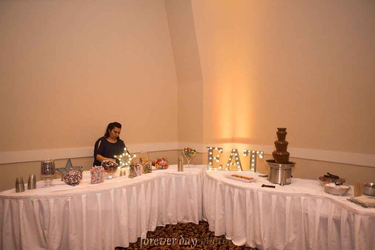 Prom dessert table with cupcakes and cake pops organized by Houston Event Planning