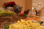 Dessert table with an assortment of sweets and treats for party guests organized by Houston Event Planning