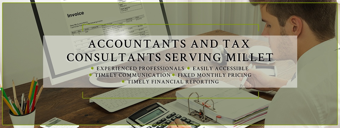 Our Accountants offer Trusted and Professional Accounting, Bookkeeping and Tax Services to clients across Milllet.
