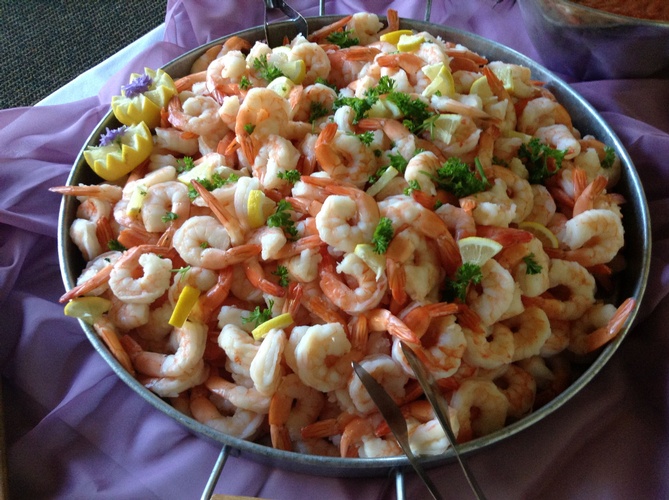 Italian Lemon Marinated Shrimps by Christie's Catering - Wedding Catering Services Tacoma 